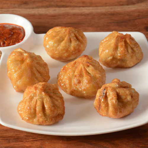 ફ્રાઈ મોમોસ (હાફ પ્લેટ)